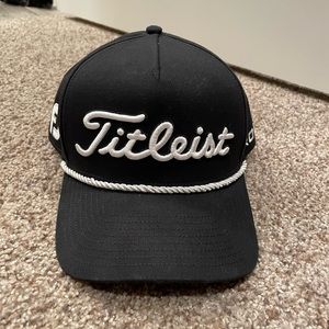Black Titleist Golf Cap